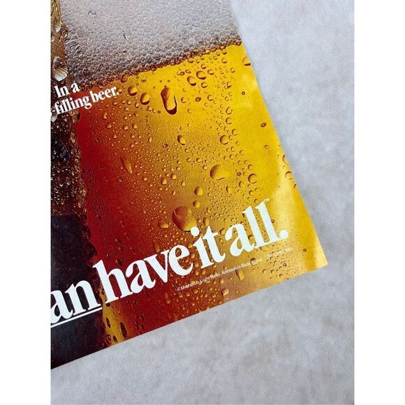 Vintage Michelob Ultra Vintage 1984 Magazine Ad - Picture 4 of 6